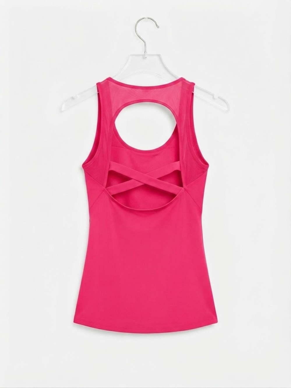 Fabletics Hot Pink Racerback Performance Tank - Picture 2 of 4